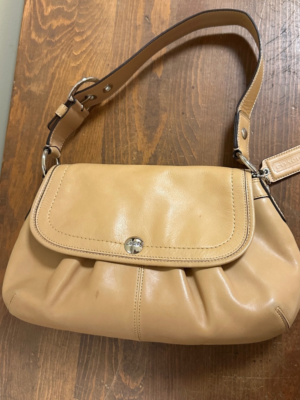 Coach Vintage Y2K Soho Pleated Flap Shoulder Bag